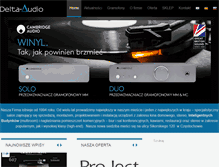 Tablet Screenshot of delta-audio.com.pl